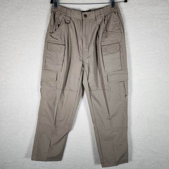 Woolrich Elite Series Tactical Lightweight Ripstop Khaki Cargo Pant Sz 10 - Picture 1 of 7